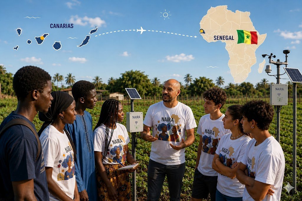 Equipo de NAIRA sobre el terreno en Senegal